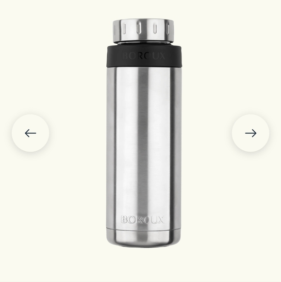 Boroux Glass/Stainless Water Bottle with Insulated Sleeve - Picture 5 of 6